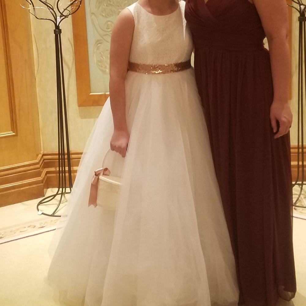 Flower girl/ junior bridesmaid dress